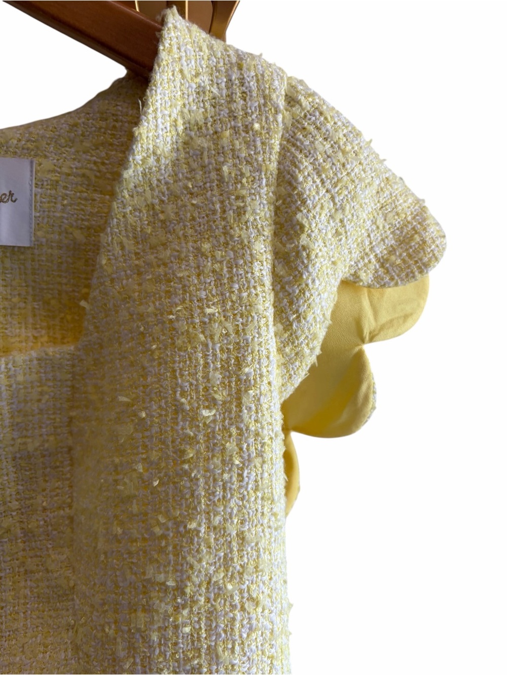 Lilly Pulitzer Yellow Maisley Boucle shift dress size 4 - Picture 8 of 9